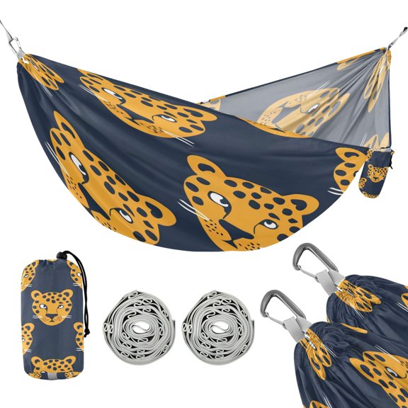 Hammock Camping Hammock Nylon Portable Hammock Travel Camping Hammock Leopard