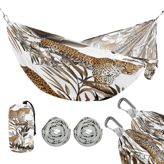 Hammock Camping Hammock Nylon Portable Hammock Travel Camping Hammock Leopards