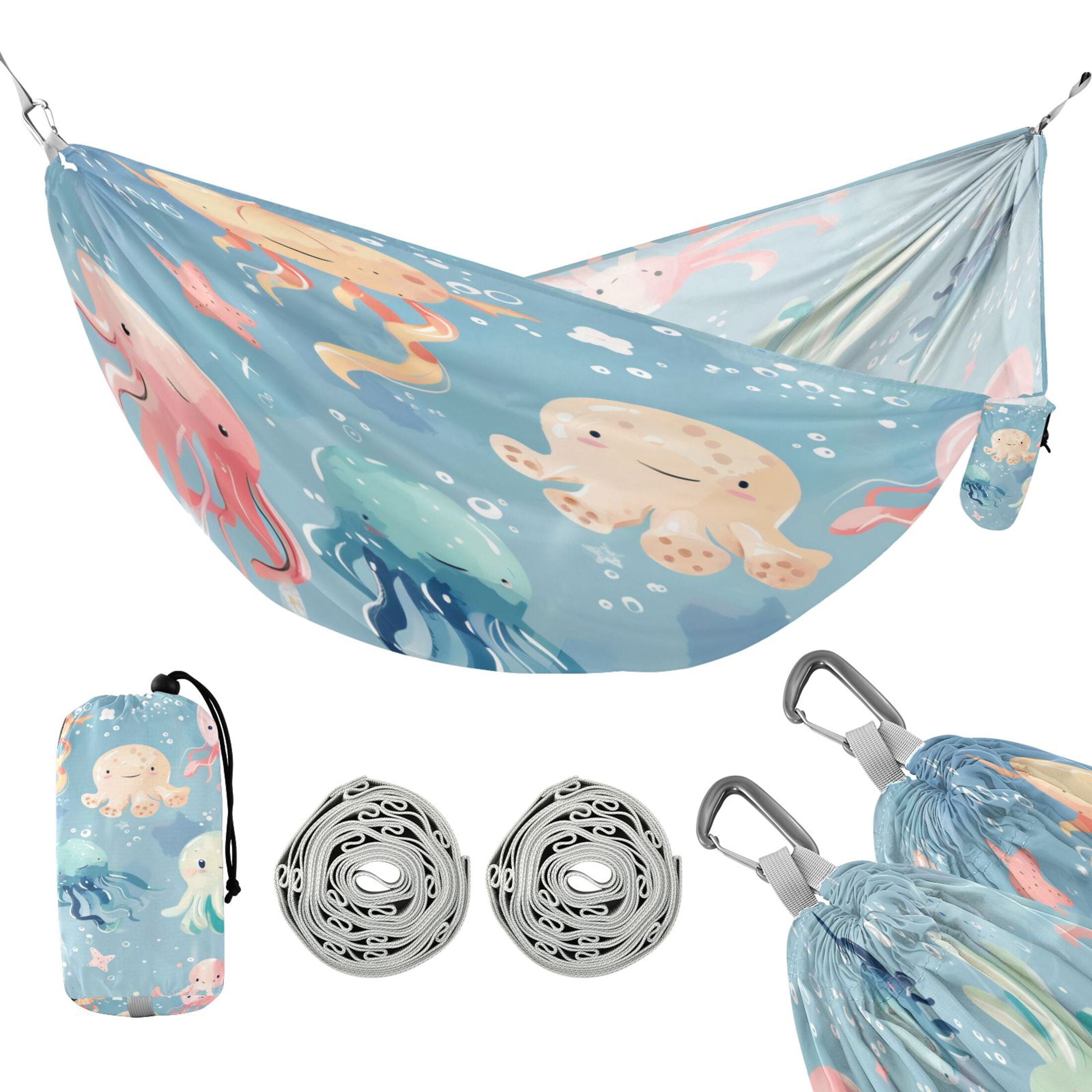 Hammock Camping Hammock Nylon Portable Hammock Travel Camping Hammock Lovely Jellyfish