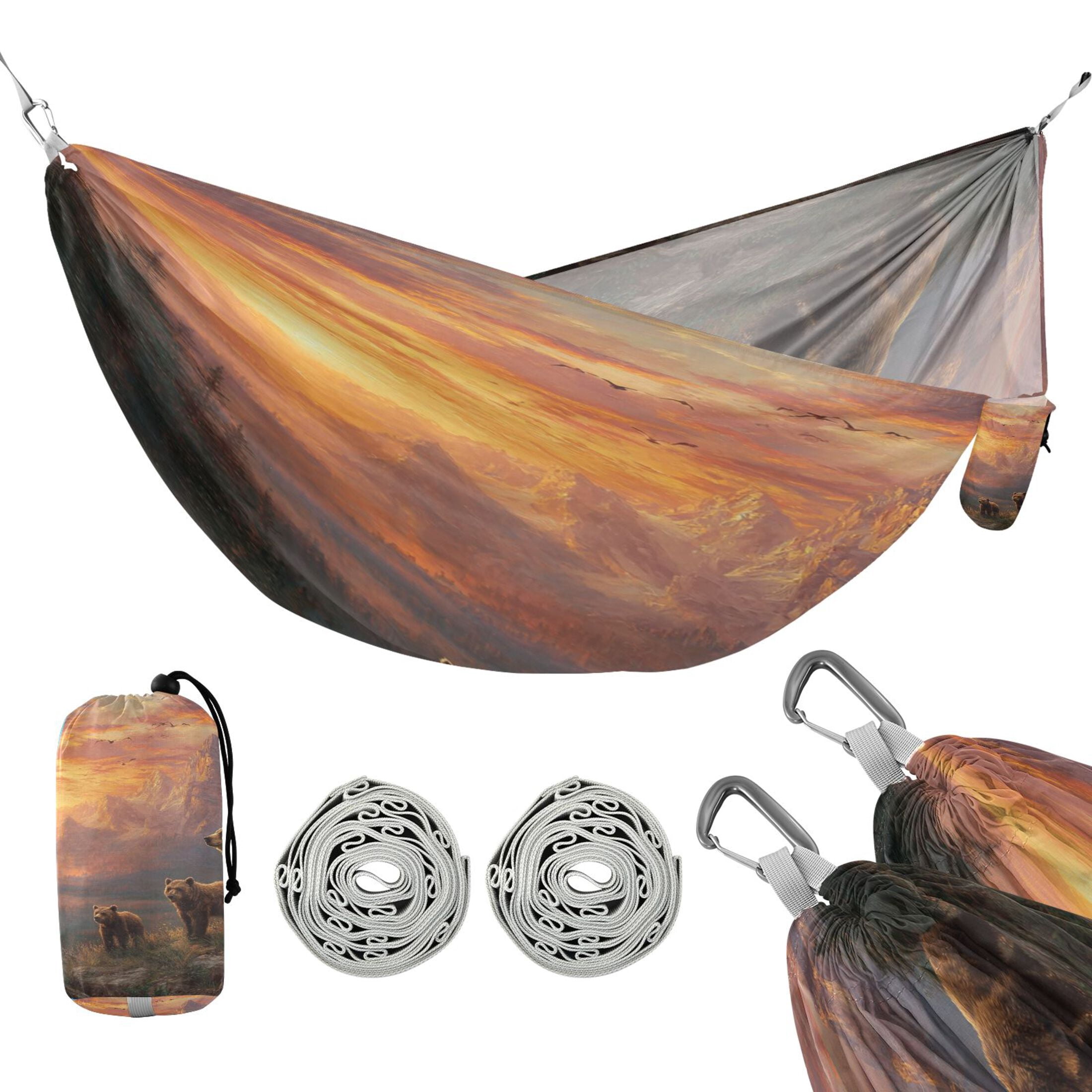 Hammock Camping Hammock Nylon Portable Hammock Travel Camping Hammock Majestic Bear Family
