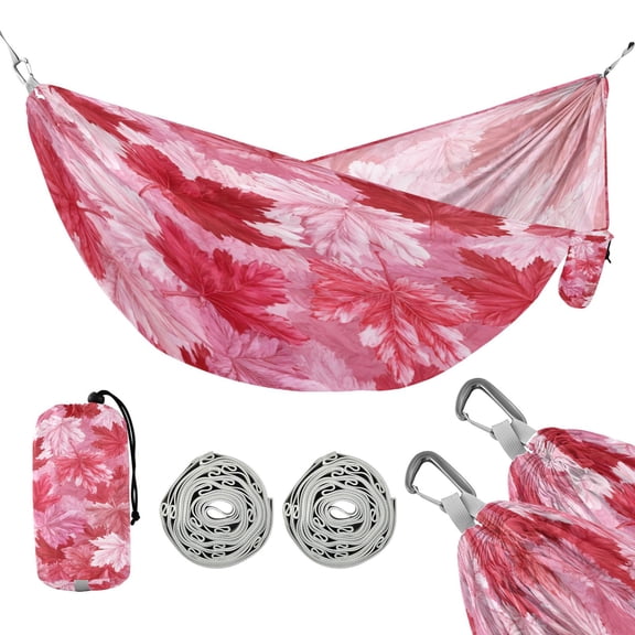 Hammock Camping Hammock Nylon Portable Hammock Travel Camping Hammock Maple Leaf