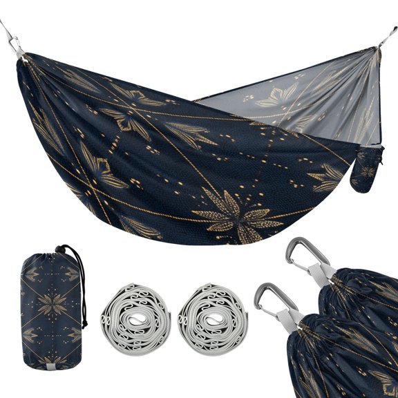 Hammock Camping Hammock Nylon Portable Hammock Travel Camping Hammock Midnight Star Symmetric Glow