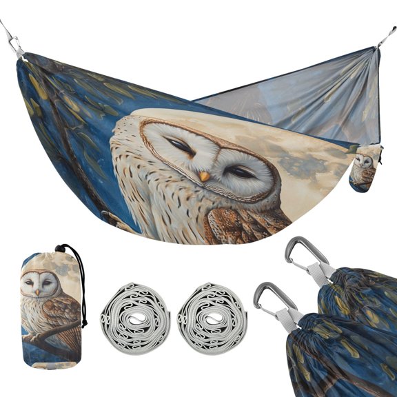 Hammock Camping Hammock Nylon Portable Hammock Travel Camping Hammock Moon Owl