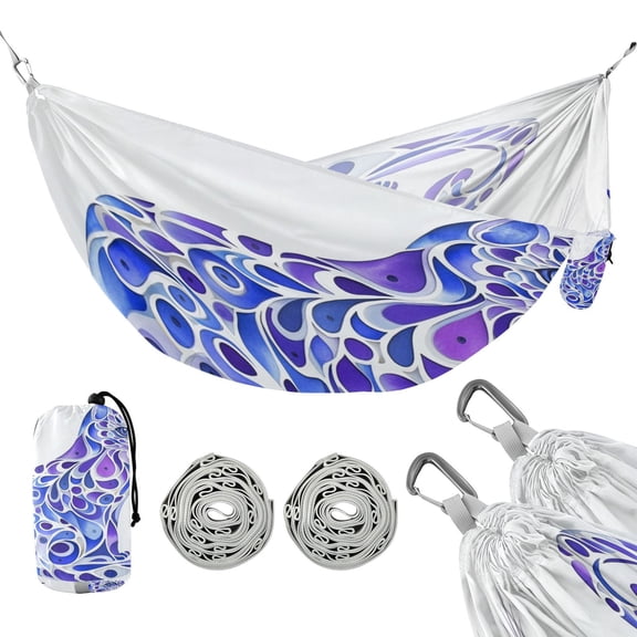 Hammock Camping Hammock Nylon Portable Hammock Travel Camping Hammock Pretty Blue Cool Cat