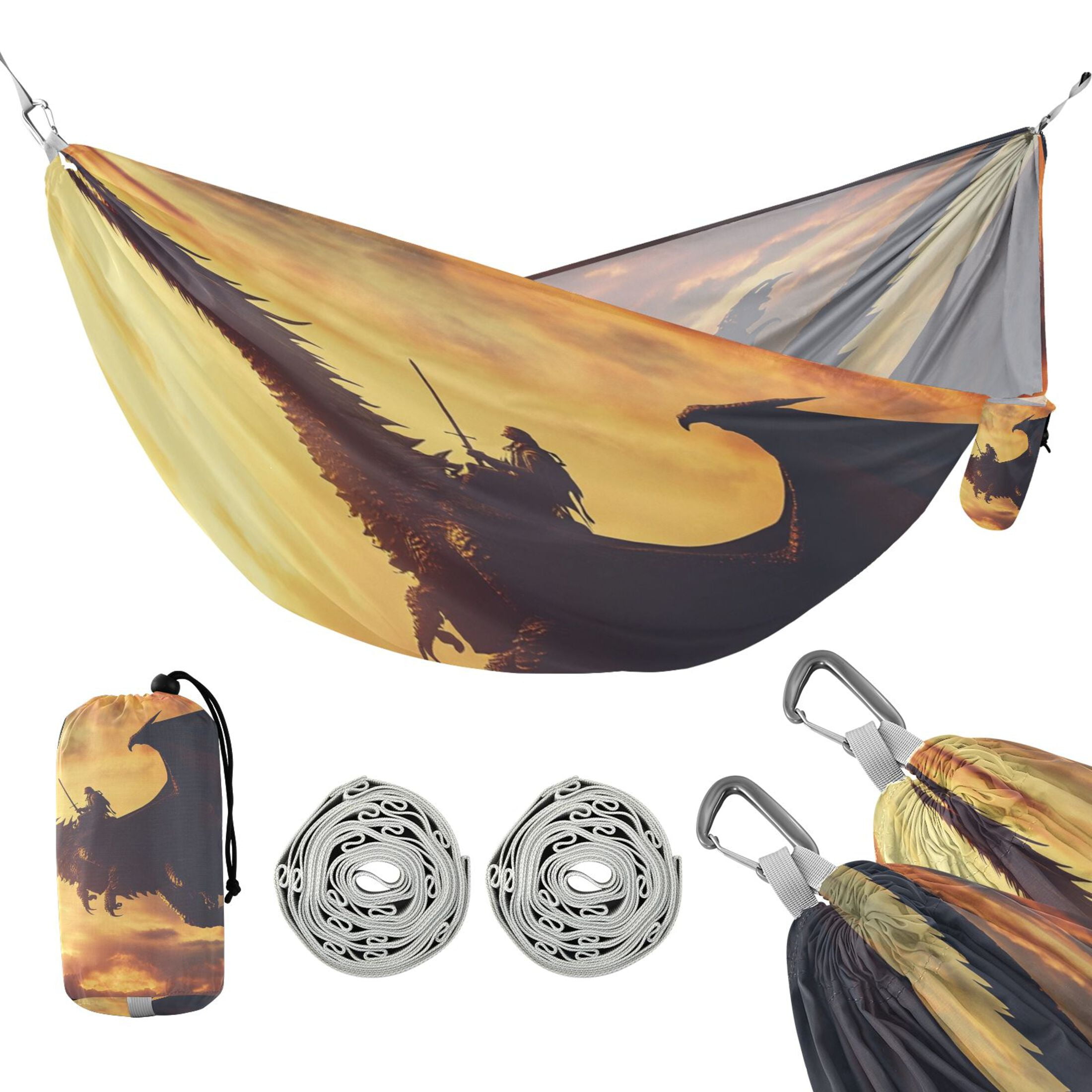 Hammock Camping Hammock Nylon Portable Hammock Travel Camping Hammock Ride The Dragon