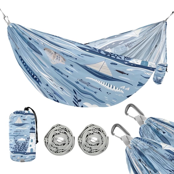 Hammock Camping Hammock Nylon Portable Hammock Travel Camping Hammock Seaside Lighthouse