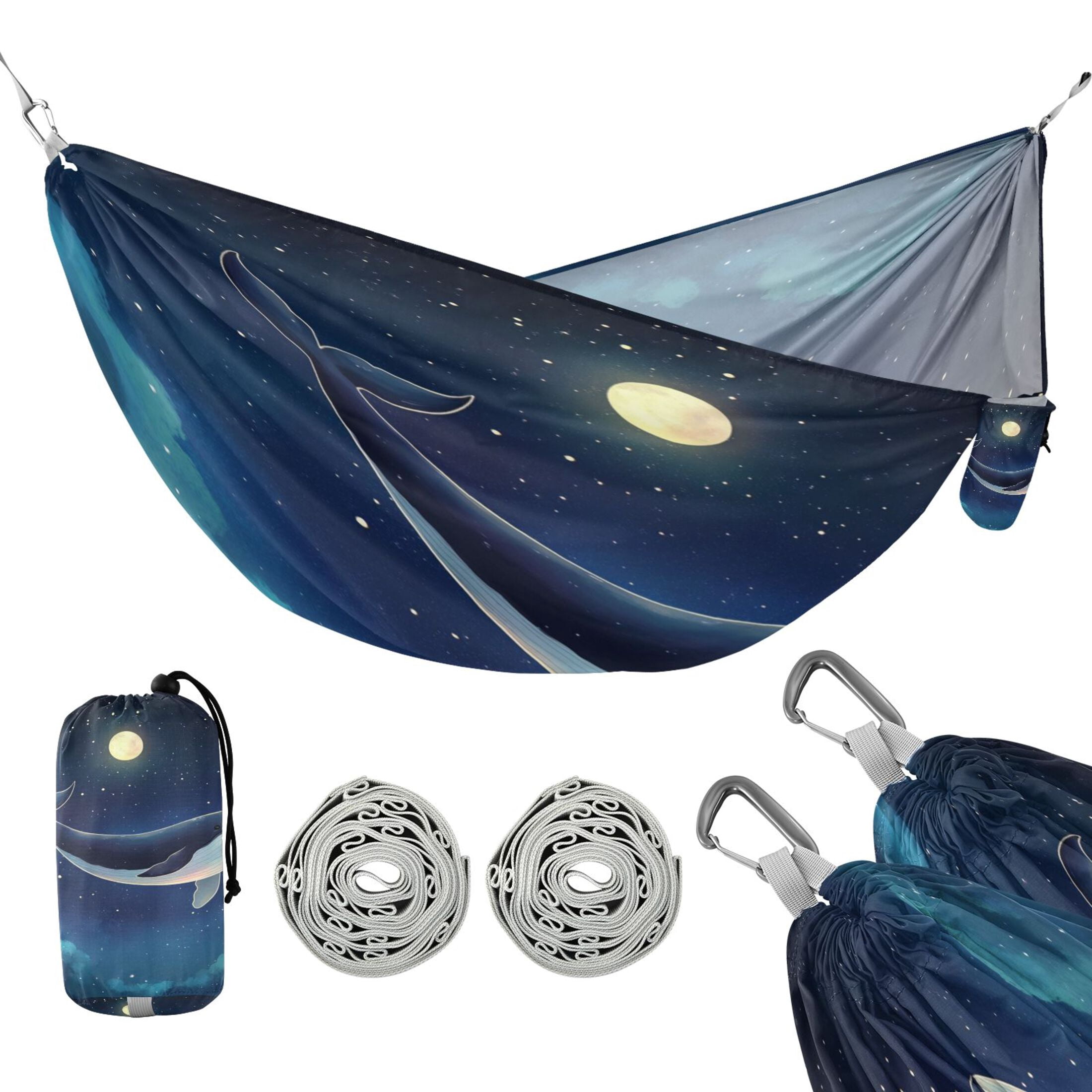 Hammock Camping Hammock Nylon Portable Hammock Travel Camping Hammock Sky Whale