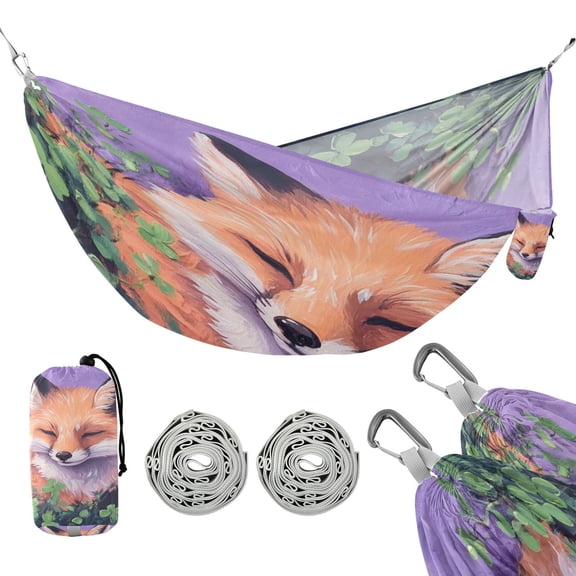 Hammock Camping Hammock Nylon Portable Hammock Travel Camping Hammock Sleeping Fox