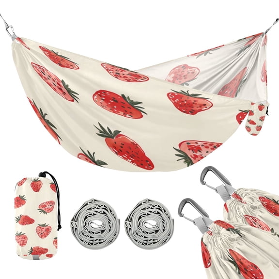 Hammock Camping Hammock Nylon Portable Hammock Travel Camping Hammock Small Strawberry