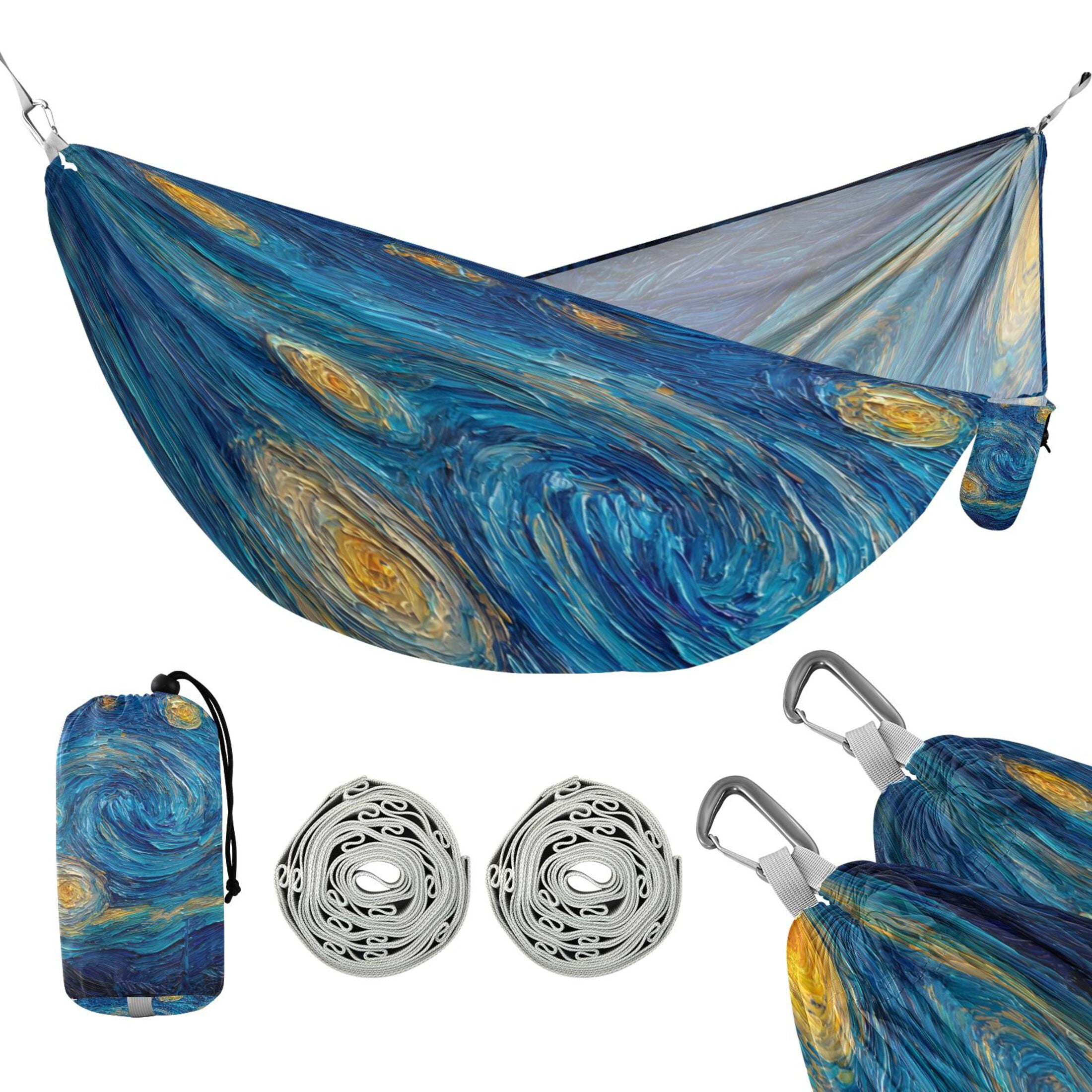 Hammock Camping Hammock Nylon Portable Hammock Travel Camping Hammock Starry Night Beautiful