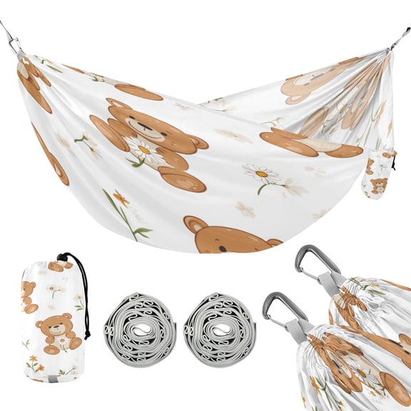 Hammock Camping Hammock Nylon Portable Hammock Travel Camping Hammock Super Beautiful Bear