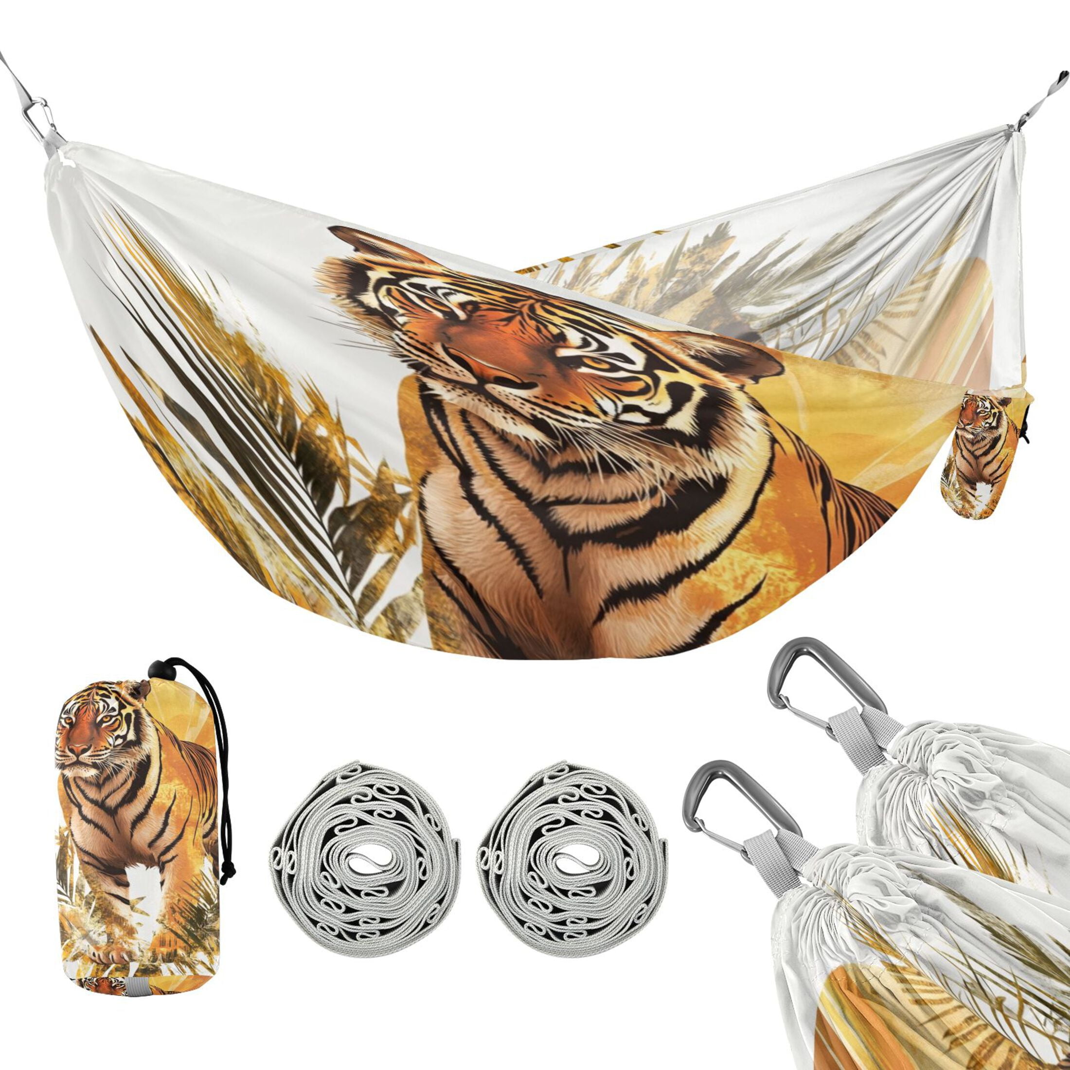 Hammock Camping Hammock Nylon Portable Hammock Travel Camping Hammock Super Beautiful Tiger