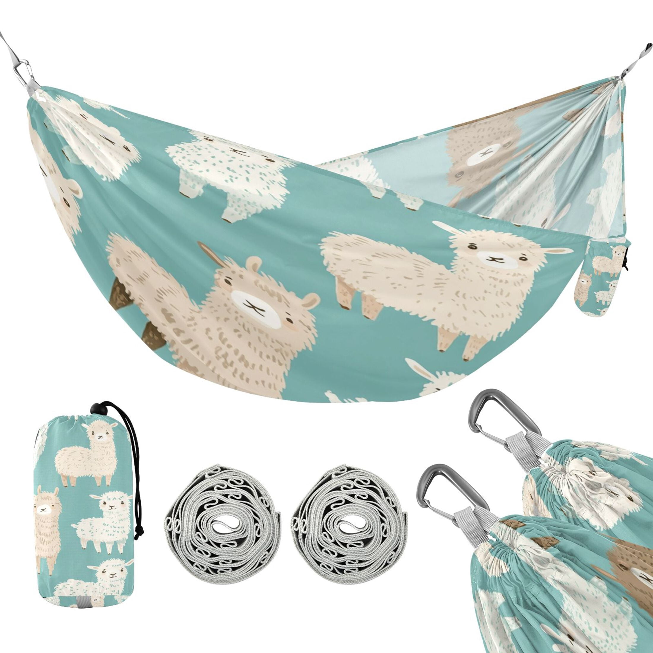 Hammock Camping Hammock Nylon Portable Hammock Travel Camping Hammock Super Cute Cartoon Sheep