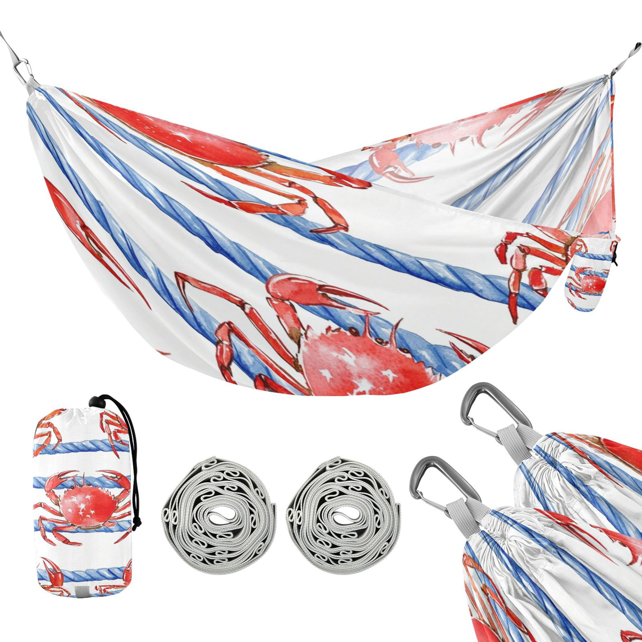 Hammock Camping Hammock Nylon Portable Hammock Travel Camping Hammock Super Cute Crab
