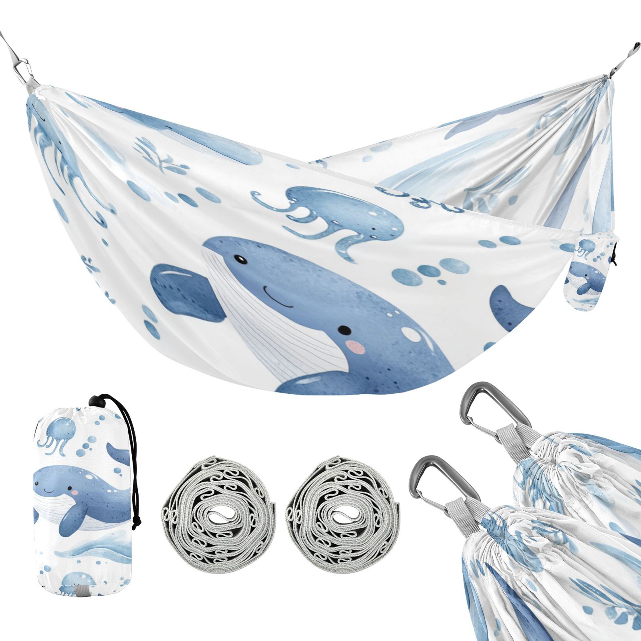 Hammock Camping Hammock Nylon Portable Hammock Travel Camping Hammock Super Cute Whale