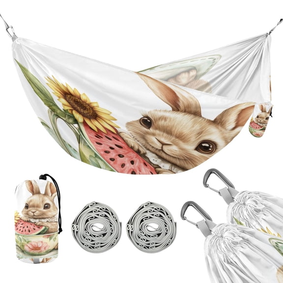 Hammock Camping Hammock Nylon Portable Hammock Travel Camping Hammock Teacup Cute Bunny
