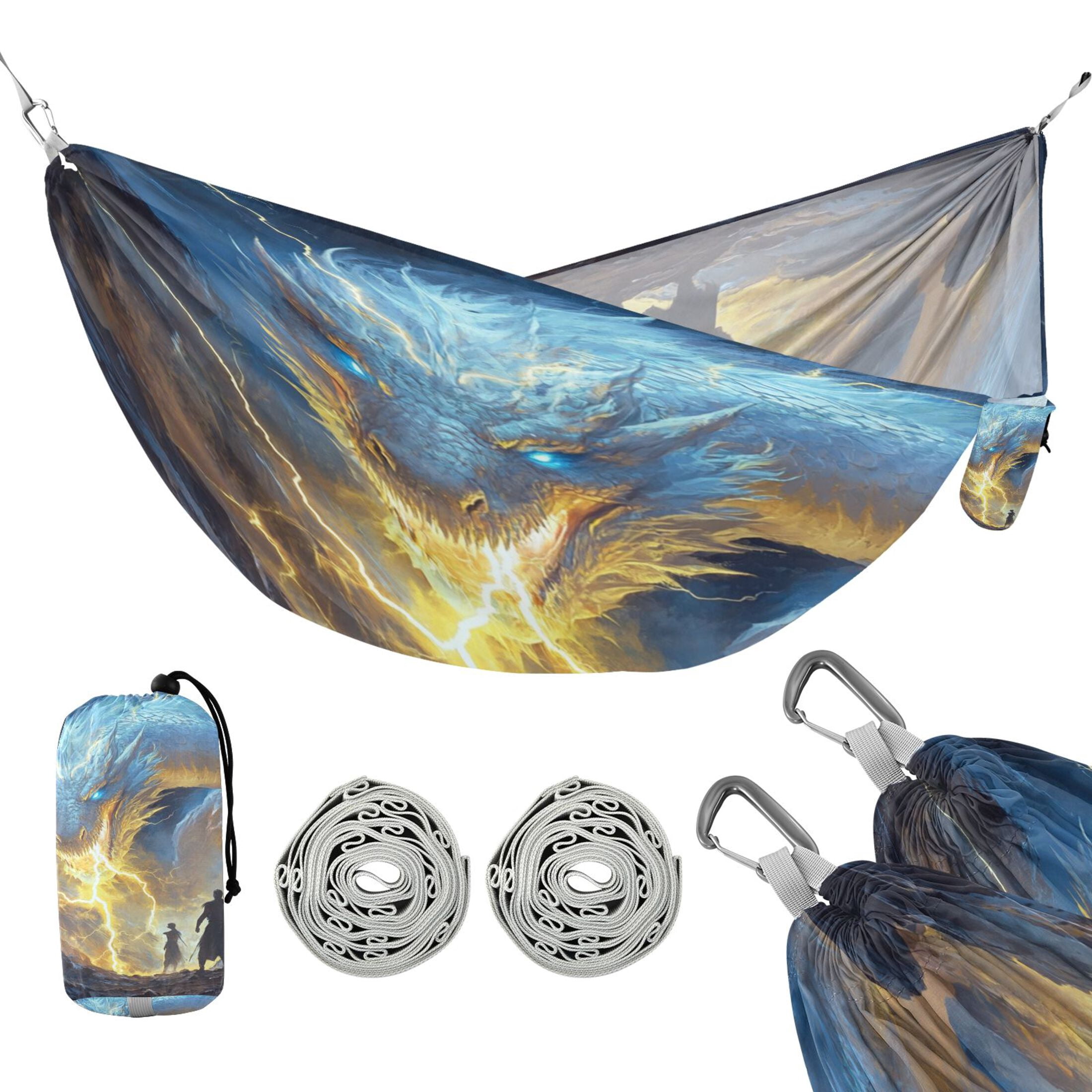 Hammock Camping Hammock Nylon Portable Hammock Travel Camping Hammock The Big White Dragon