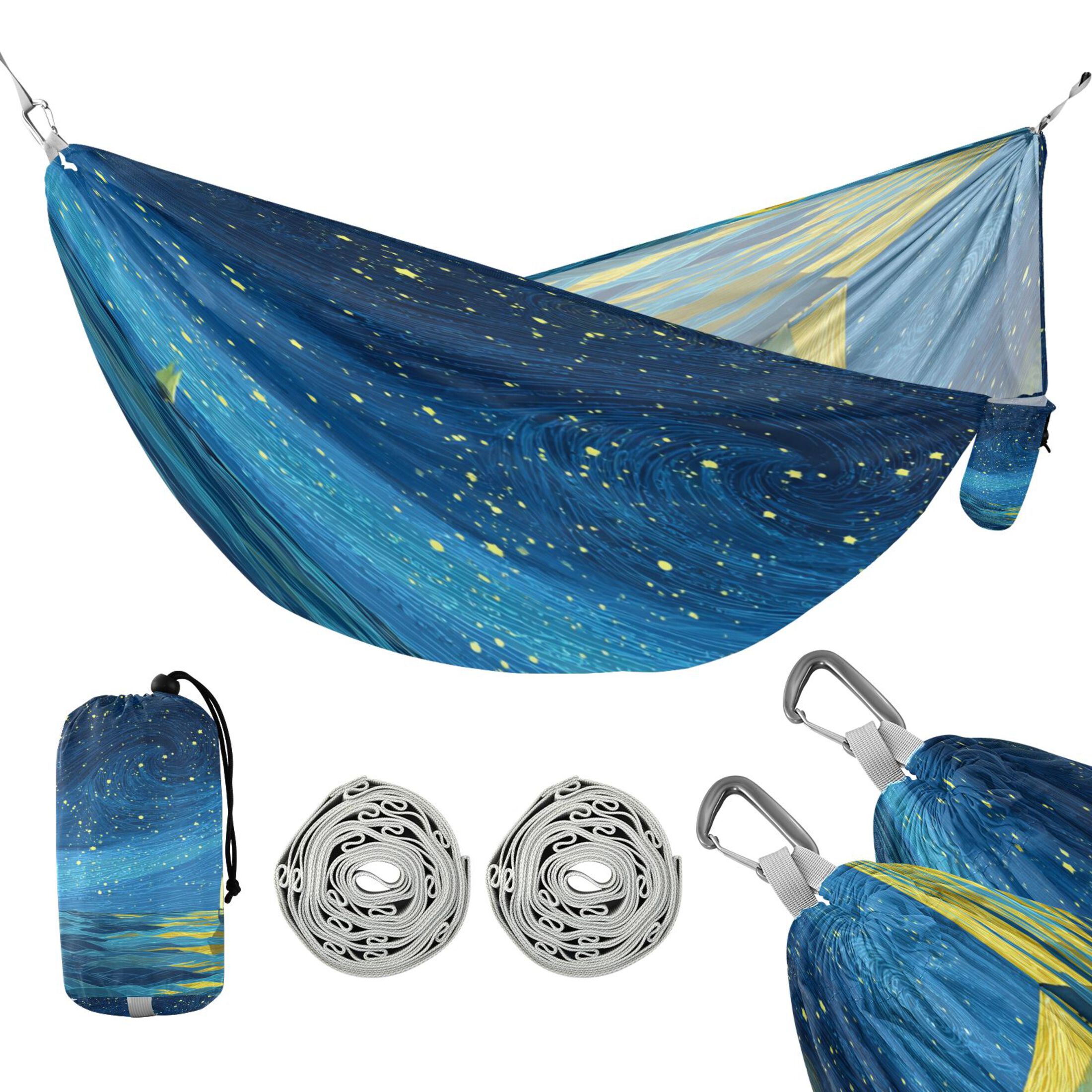 Hammock Camping Hammock Nylon Portable Hammock Travel Camping Hammock The Blue Sea