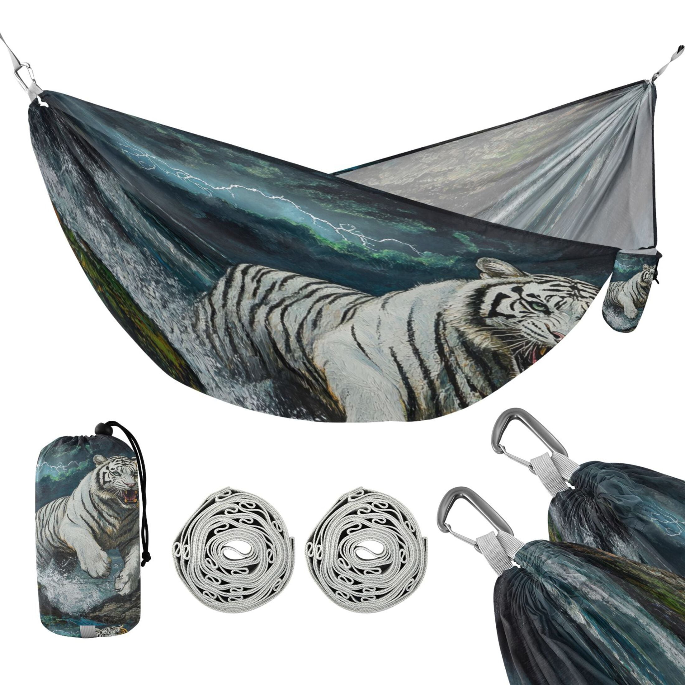 Hammock Camping Hammock Nylon Portable Hammock Travel Camping Hammock The Tiger by The Sea