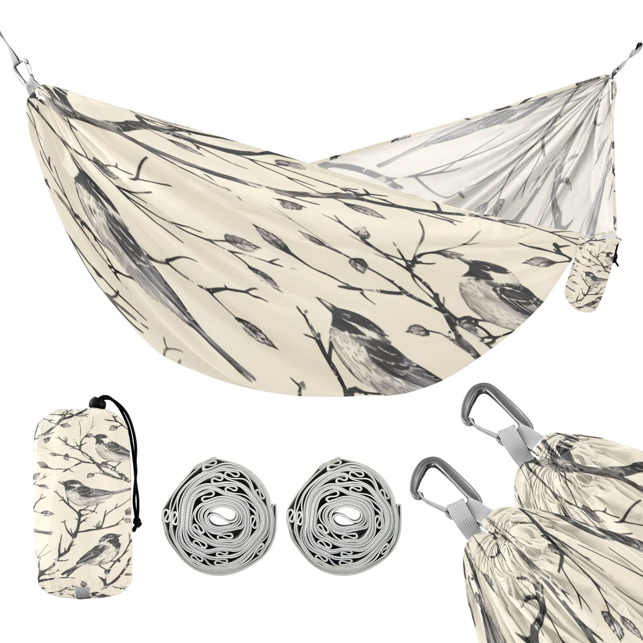 Hammock Camping Hammock Nylon Portable Hammock Travel Camping Hammock Twig Bird