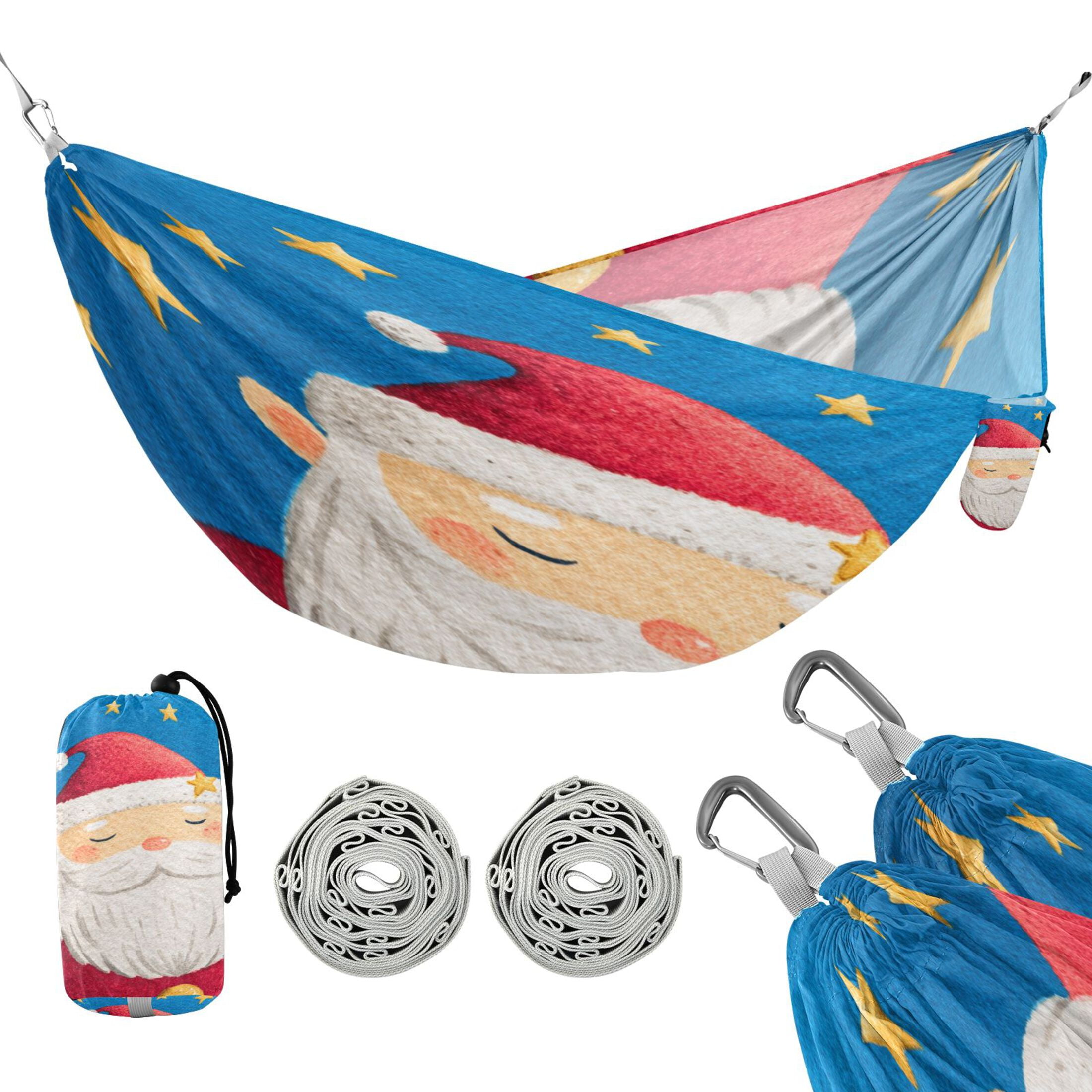 Hammock Camping Hammock Nylon Portable Hammock Travel Camping Hammock Warm Santa Claus