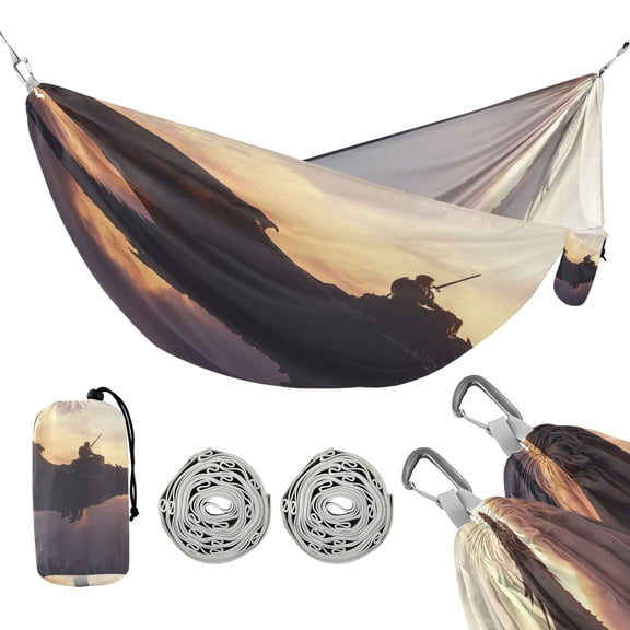 Hammock Camping Hammock Nylon Portable Hammock Travel Camping Hammock Warrior Dragon