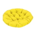 thumbnail image 1 of Hammock Chair Cushion Egg Chair Cushion Replacement Indoor or Outdoor Swing Chair Seat Cushion Pillow Round Thicken Chair Pad for Home Patio 60cmx60cm yellow, 1 of 10