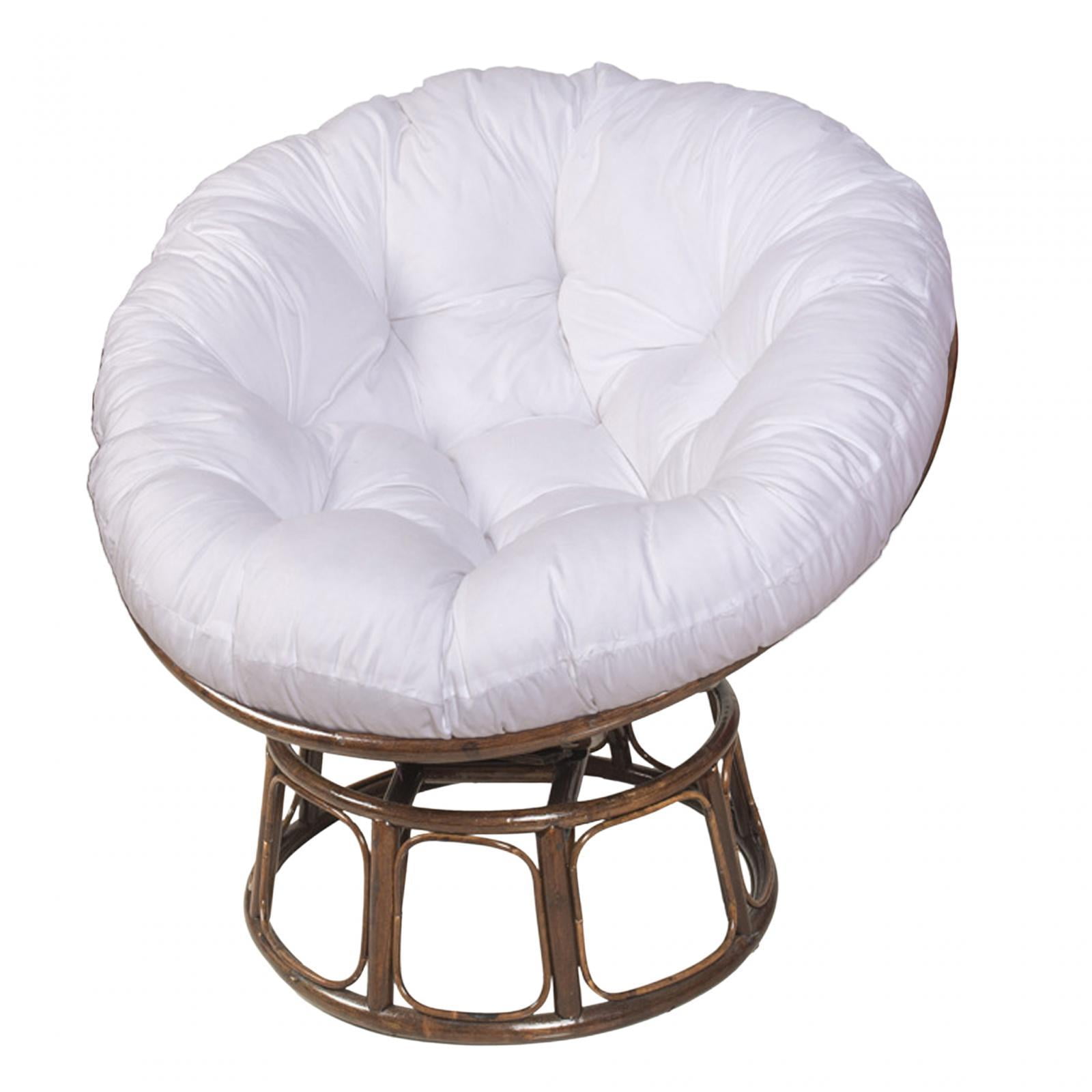 Hammock Chair Cushion Egg Swing Chair Cushion Thickened Porch Replacement Swings Chair Cushion for Indoor or Outdoor Swing Chairs Egg Chair White