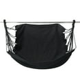 thumbnail image 1 of Hammock Chair Hanging Rope Swing-Max 330 Lbs, Cushions Included-Large Macrame Hanging Chair with Pocket- Quality Cotton Weave for Superior Comfort & Durability (Beige/Black/Blue), 1 of 5
