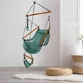 thumbnail image 1 of Hammock Chair Hanging Rope Swing with Cup Holder and Hanging Kit for Indoor Outdoor Bedroom Patio, Max 250 Lbs, 1 of 8