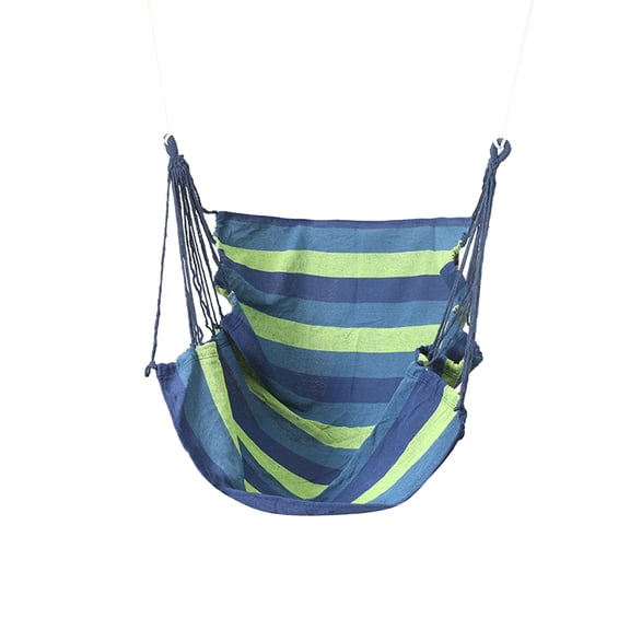 Hammock Chair Hanging Rope Swing with Spreader Bar, Double Size Canvas for Indoor Outdoor Patio, Bedroom