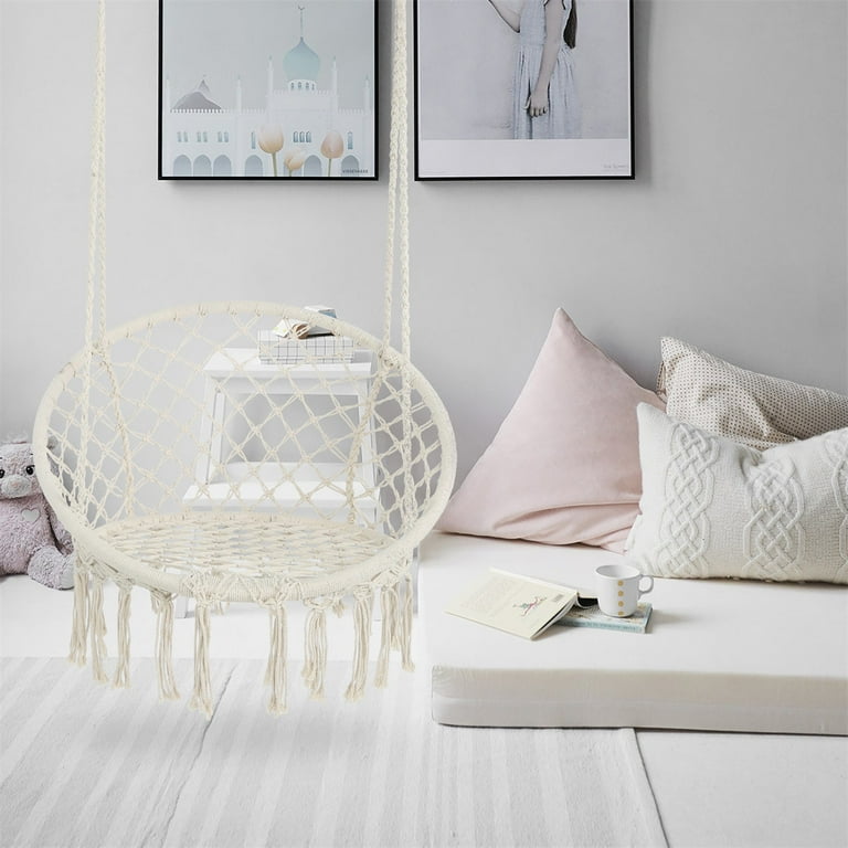 Pink hanging chairs for bedrooms hot sale