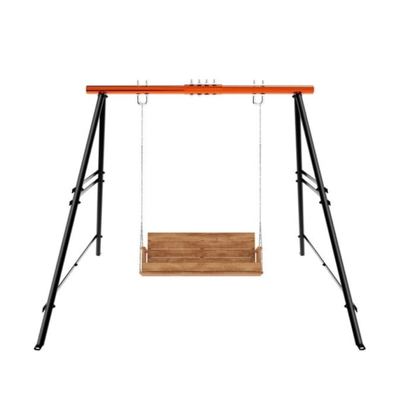 Hammock Chair Stand A-Frame, 550lbs Capacity, Heavy Duty Steel Frame for Patio, Backyard, Porch Chairs - Stand Only