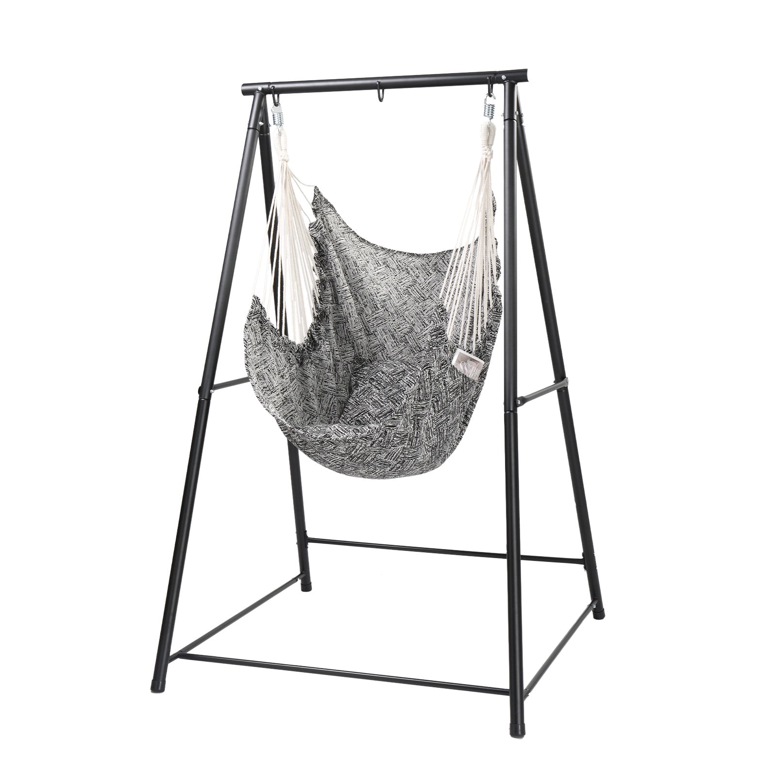 Hammock Chair Stand with Swing Chair, 112*113*180cm