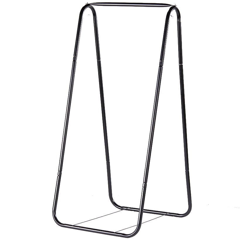 Black Metal A-Frame Hammock Chair Stand
