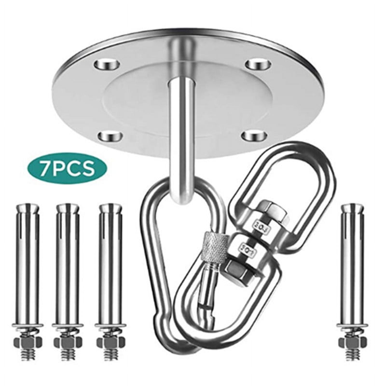 Heavy Duty Hammock Hanging Kit - 1000lb Capacity, 39" Swing Chains, 360° Swivel Hooks