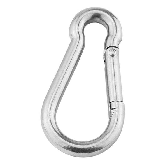 Hammock Hook Snap Carabiner Hooks Clips Heavy Duty Spring-Loaded Gate Clip Utility Hooks Backpack Hanging Buckle for Camping Hiking