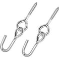 Hammock Hooks & Hangers,2 Packs,Galvanized,Heavy Duty AntiRust Steel