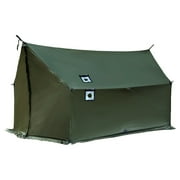 Waldmate 4-Person Hammock Hot Tents for Camping with Stove Jack and Snow Skirt(Green)