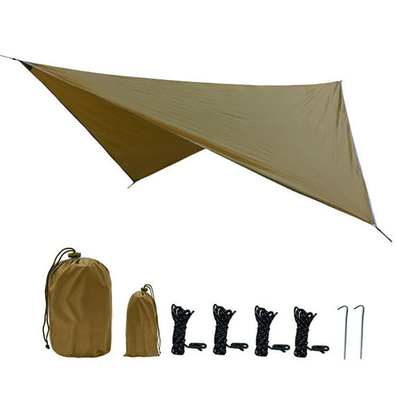 Hammock Rain Fly Waterproof and Lightweight, Tent Tarp for Camping Backpacking Hiking