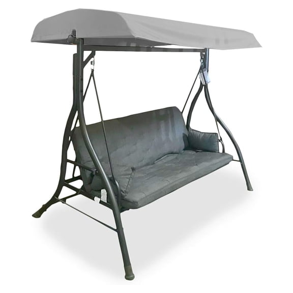 Hammock Replacement Canopy - Living Accents RipLock 350 - Slate Gray - Outdoor Shade Cover - Water Resistant - UPF 50+ Sun Protection