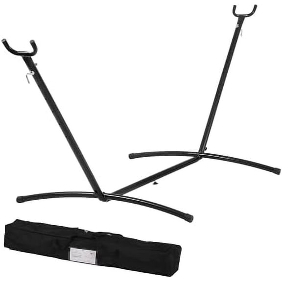 Hammock Stand Portable, 450lbs Capacity Heavy Duty Steel Frame, Hammock Frame with Portable Carrying CaseStand Only, Weather Resistant, 2-People, 114in X 48in X 45in$$Garden &