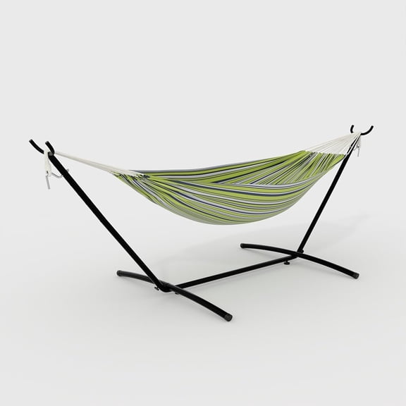 Hammock Suite for 2-Person with Collapsible Steel Frame for Backyard Oasis & Camping Essential
