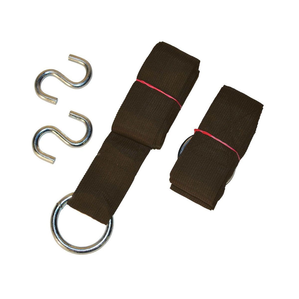 Heavy-Duty Black Nylon Hammock Tree Hanging Kit
