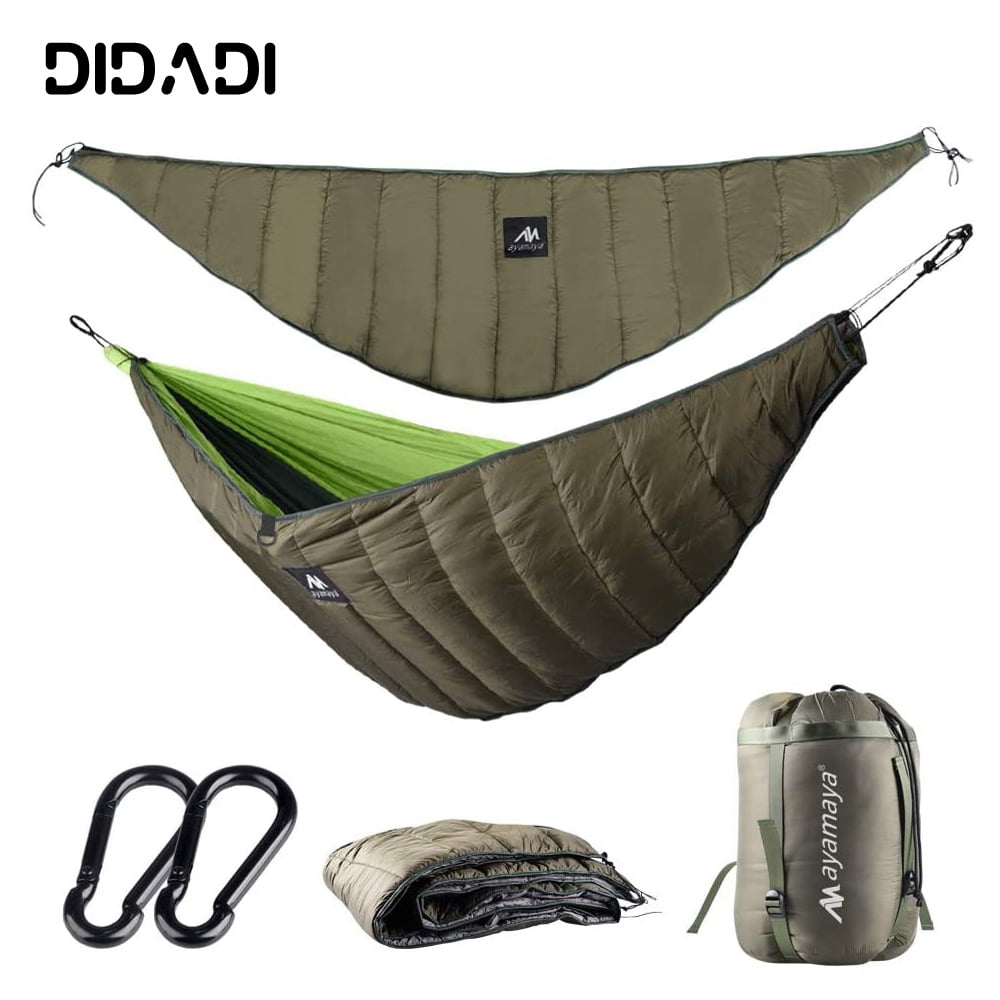 Hammock Underquilt  DIDADI- Universal Size Under Quilts for Hammocks Camping Hiking Backpacking Traveling Essential Winter Cold Weather Protector Bottom Insulation Blanket