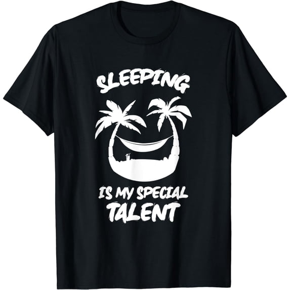 Hammocking Sleeping Talent Palm Tree Hammock Relax Vacation T-Shirt