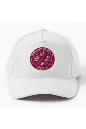 Hammonasset Beach State Park Baseball Hat, Heraldic Travel Logo Graphic Design, Classic Cap