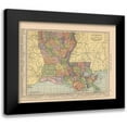thumbnail image 1 of Hammond 14x12 Black Modern Framed Museum Art Print Titled - Louisiana - Hammond 1910, 1 of 5