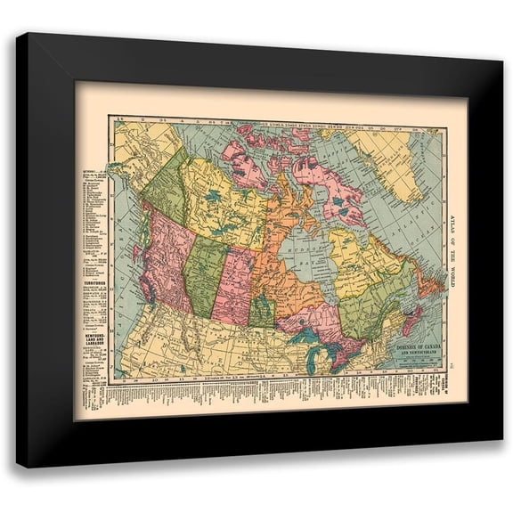 Hammond 14x12 Black Modern Framed Museum Art Print Titled - Newfoundland Canada - Hammond 1910