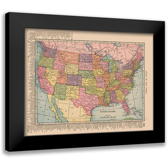 Hammond 14x12 Black Modern Framed Museum Art Print Titled - United States - Hammond 1910